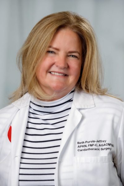 Elizabeth Purvis-Jeffrey, APRN, FNP, AGACNP

Portrait taken Thursday Sept. 19, 2024, in the UNMC studio.